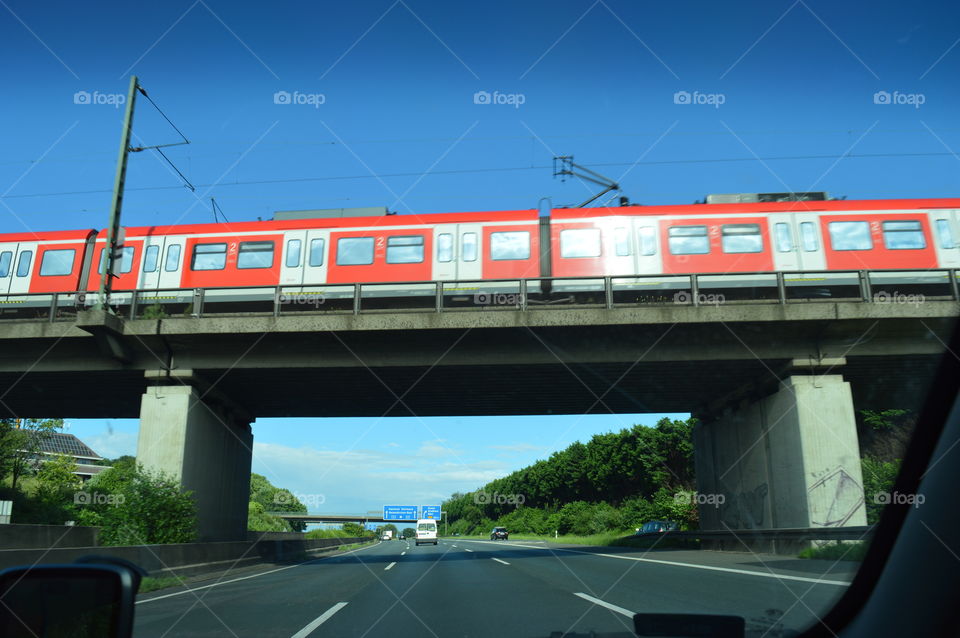 View from a car