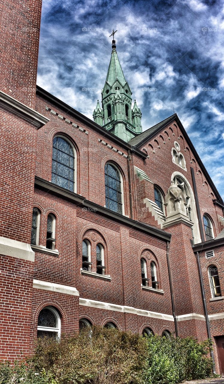 Architecture. Romanesque Style Basilica