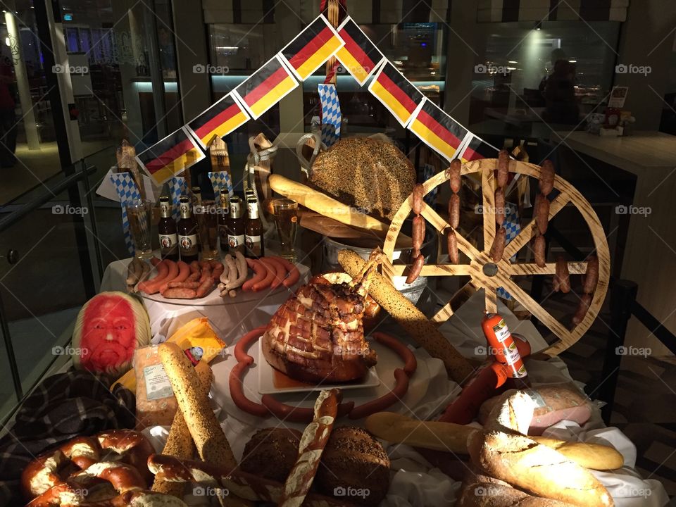 Cruise German buffet
