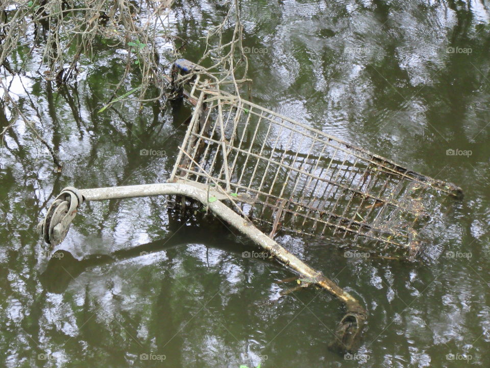 Swimming cart. Aarhus, Denmark 