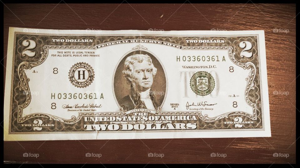 2 dollar bill 