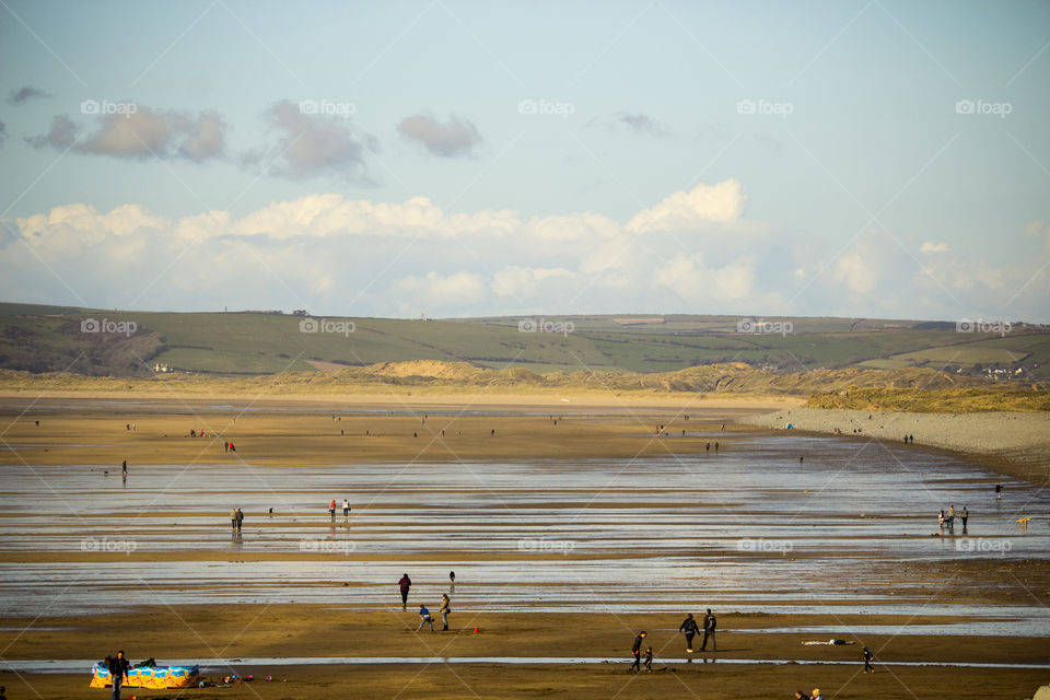 Beach scene