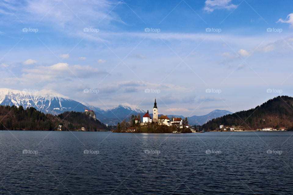 Bled island and castle
