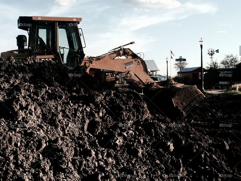 Digging in the dirt 