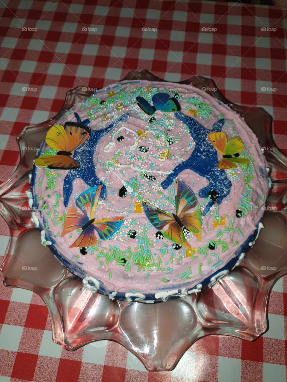 sweet Butterfly cake