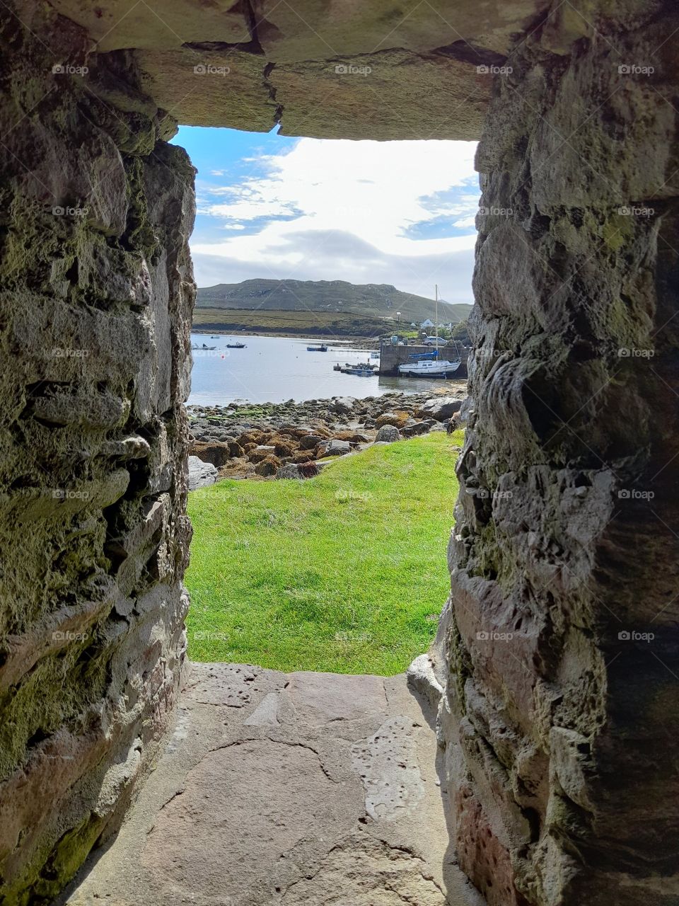 View from a castle in Ireland