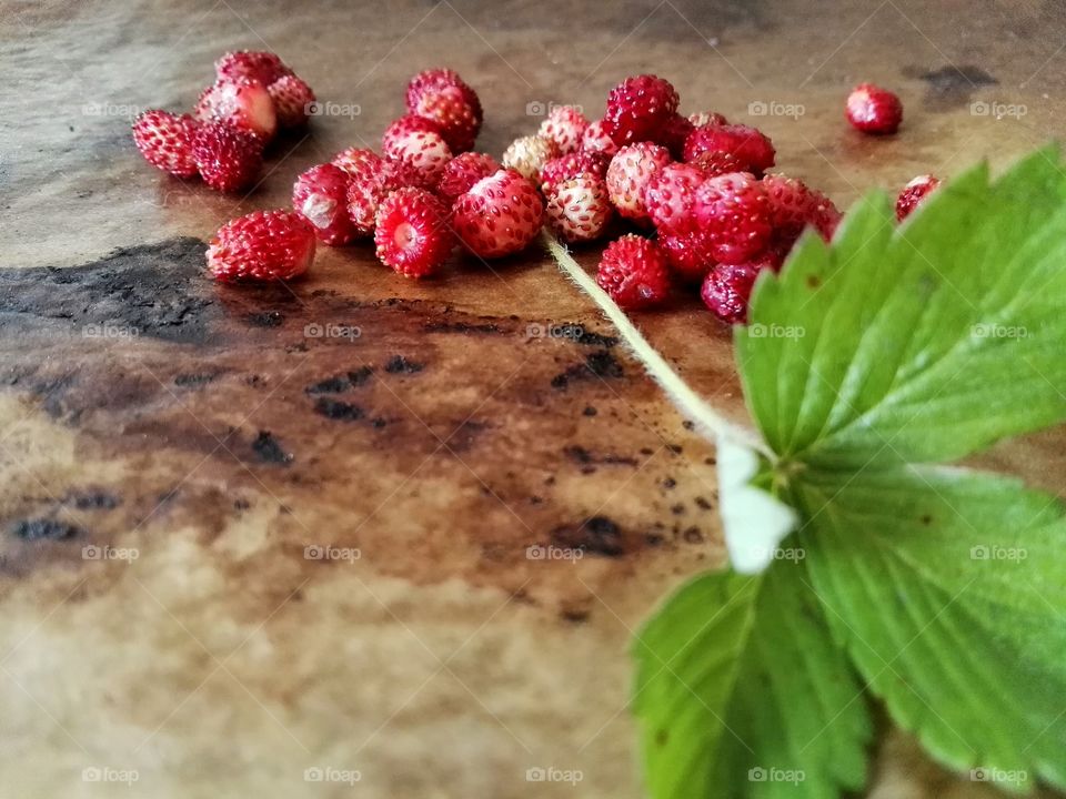 Close-up of raspberries