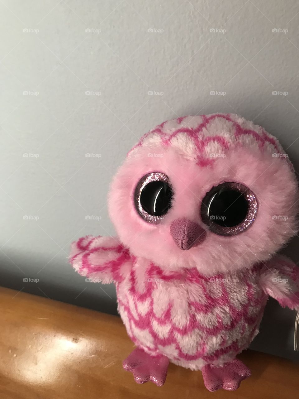 Pink “TY” Toy Owl