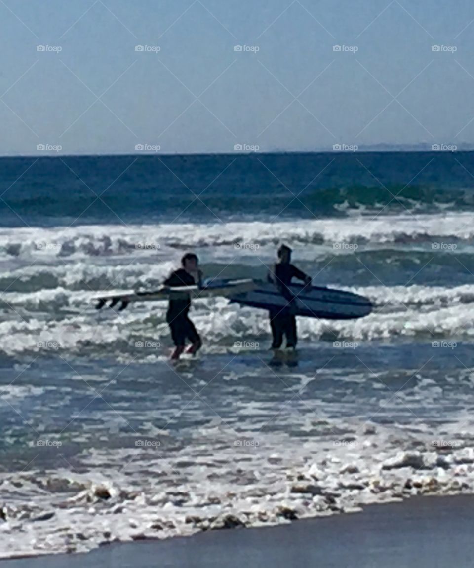 Sunset Surfers 