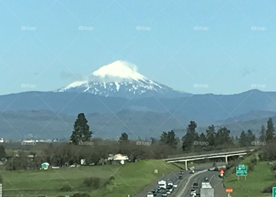 Mt. McLoughlin From Medford, OR