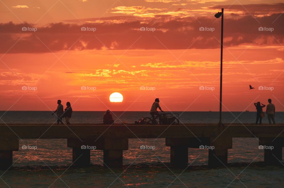 Never miss a sunset, especially if at the beach