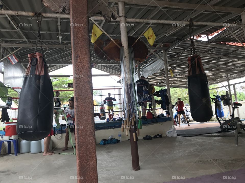Muay Thai boxing gym sitjaopho hua hin 2017