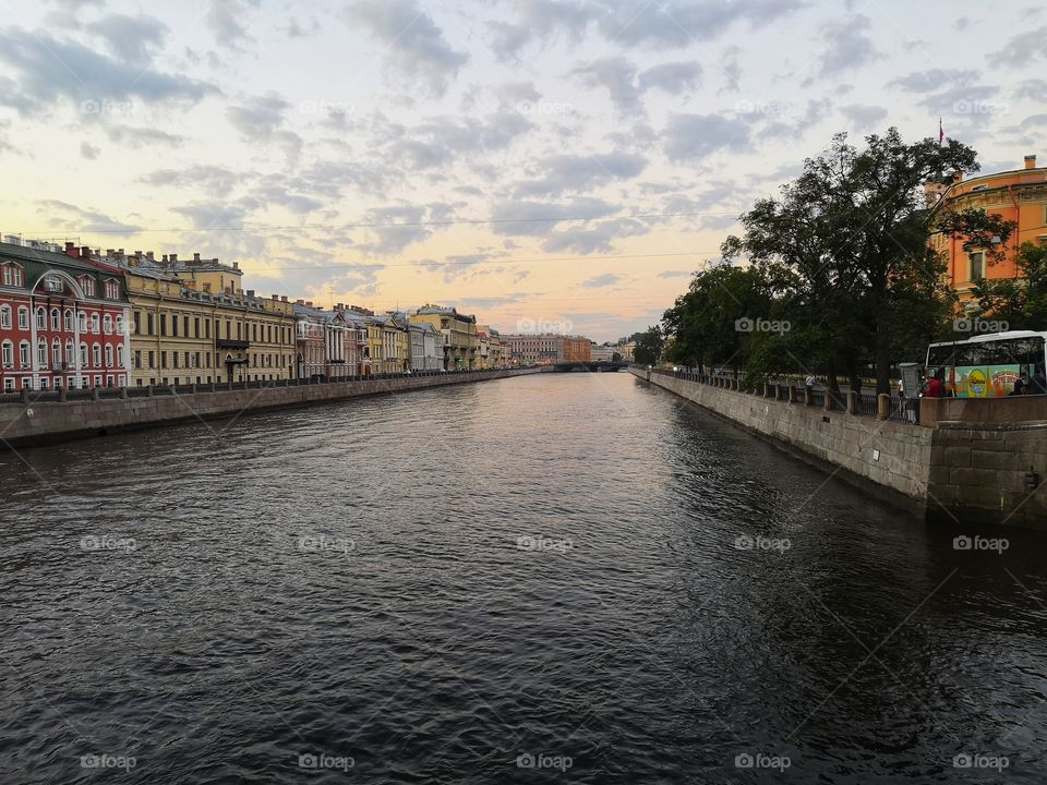 River. Saint-Petersburg