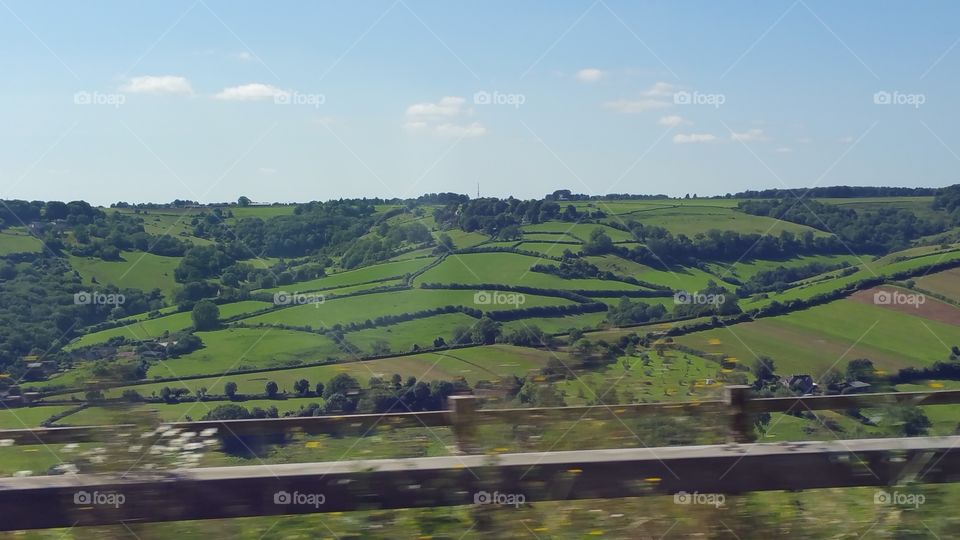 English countryside on our trip to Bath England