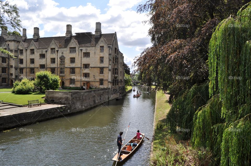 punting in Cambridge