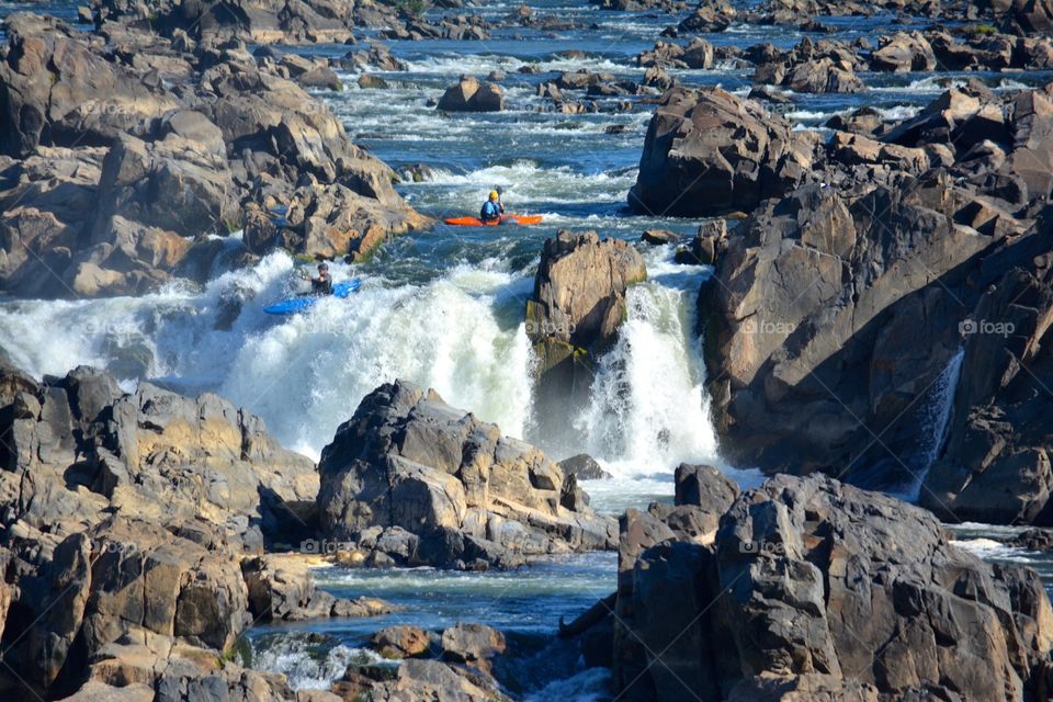 Kayaking the Falls