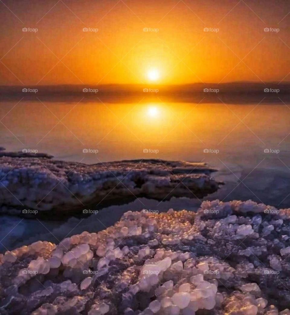 Dead Sea sunset