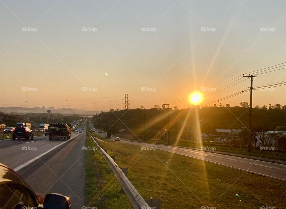 🌄🇺🇸 An extremely beautiful dawn in Jundiaí, interior of Brazil. Cheer the nature! / 🇧🇷 Um amanhecer extremamente bonito em Jundiaí, interior do Brasil. Viva a natureza! 