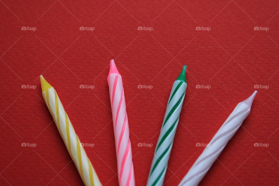 Dynamic colors of candles 🤍💙♥️💛