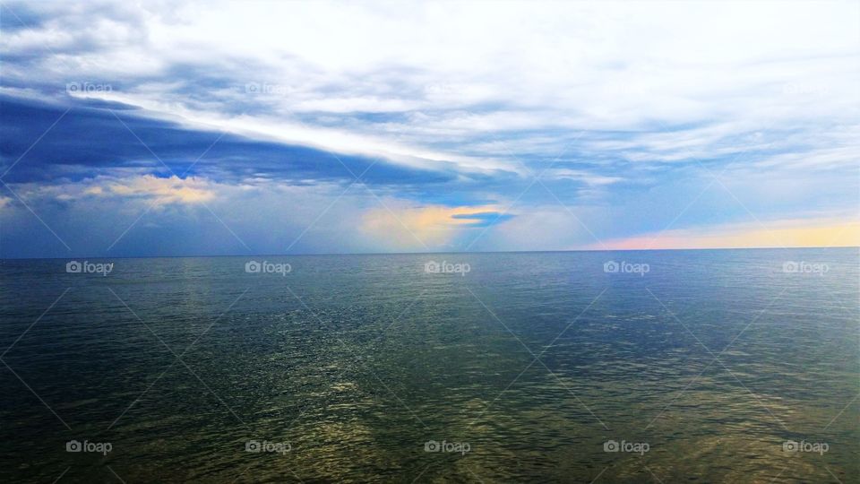 Water just Before the Sunset