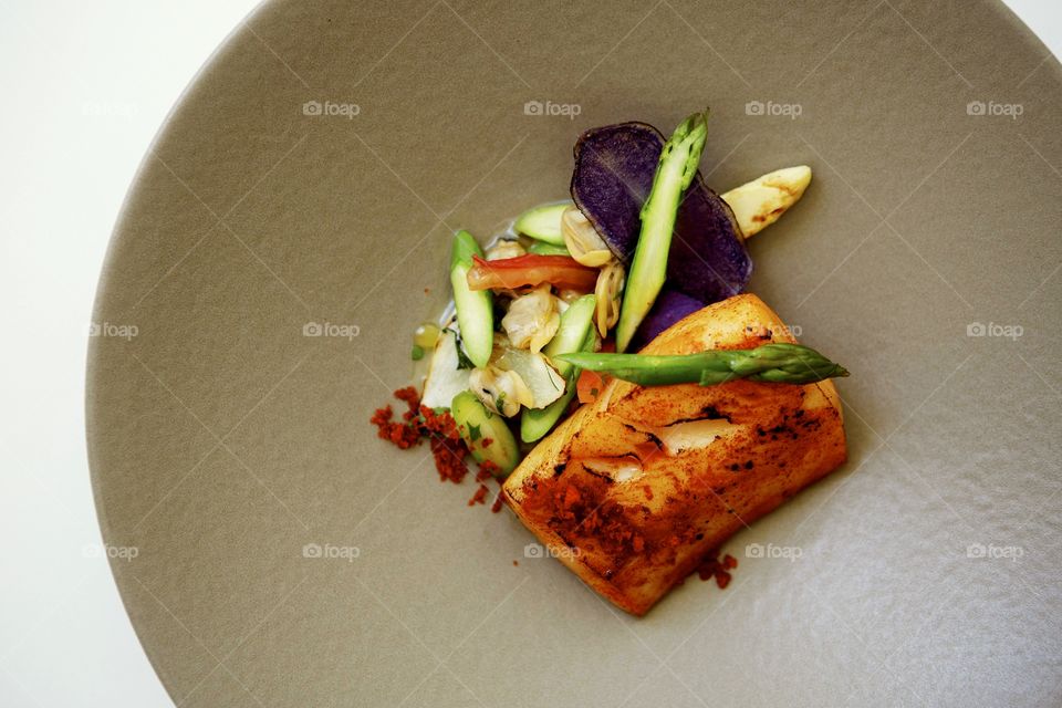 Black Cod and Asparagus