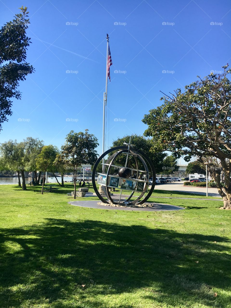 A park in Long Beach