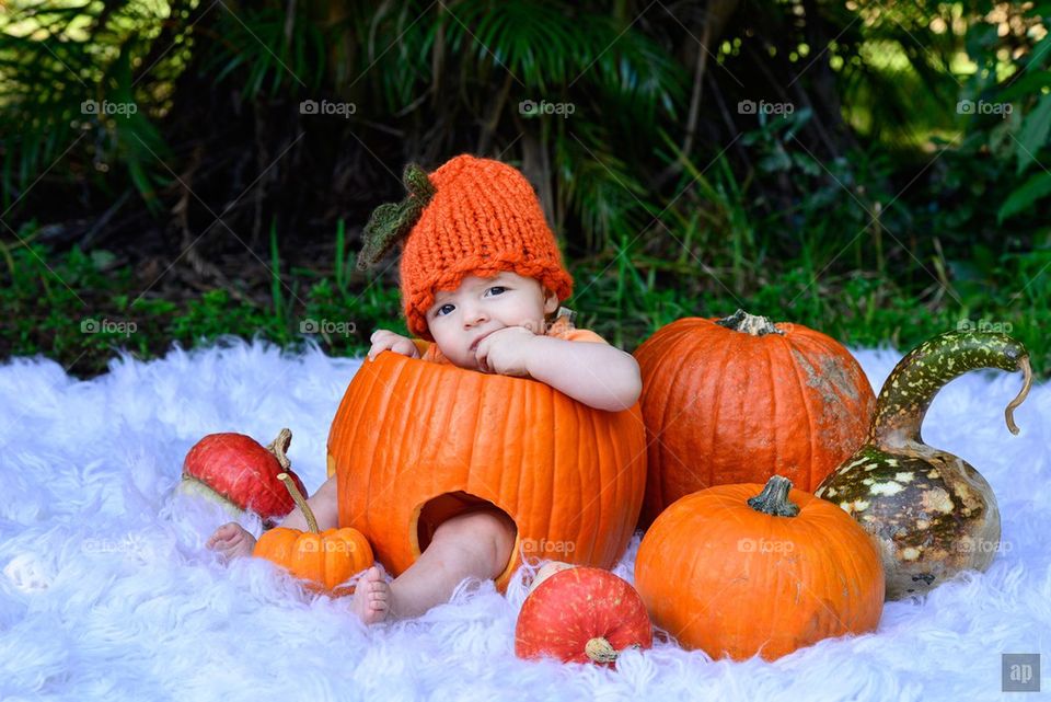 Pumpkin baby fashion