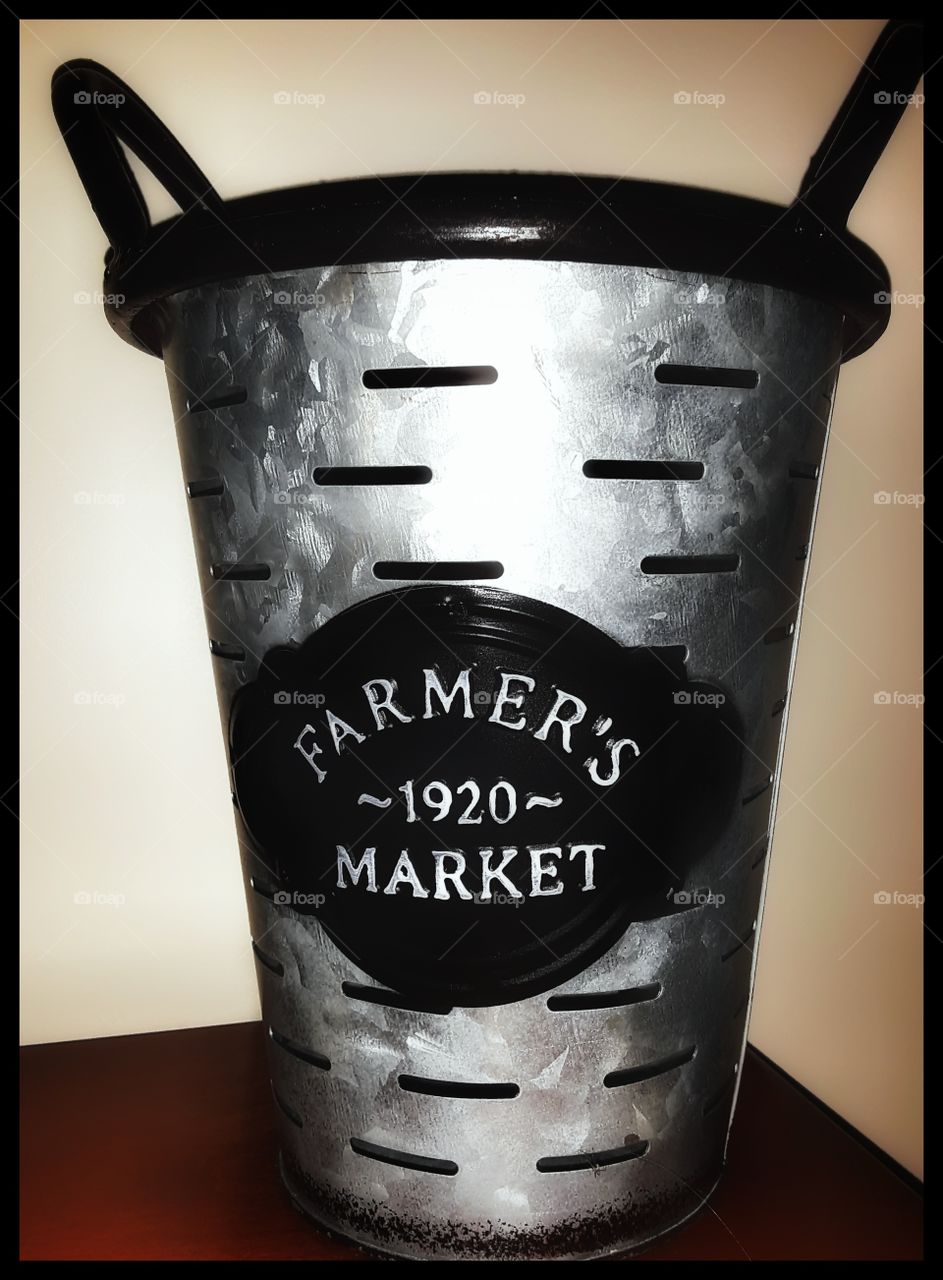 Farmer's Market Pail