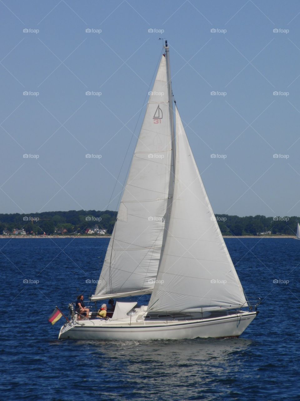 White Sailboat