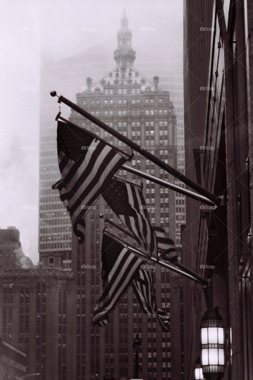 Flags and Buildings