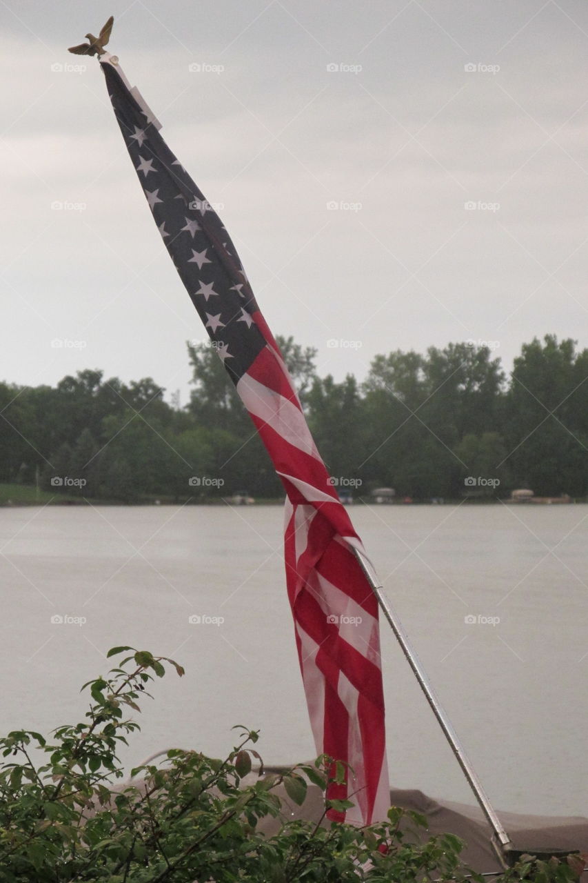No Person, Outdoors, Flag, Water, Vehicle