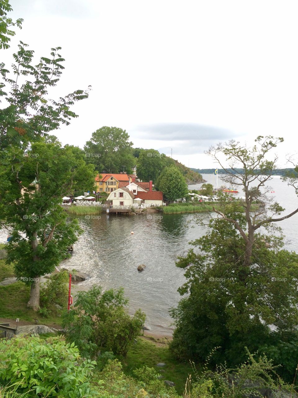 Bay in Waxholm , Sweden. My mother took us there 45 years ago. Memories forever! 