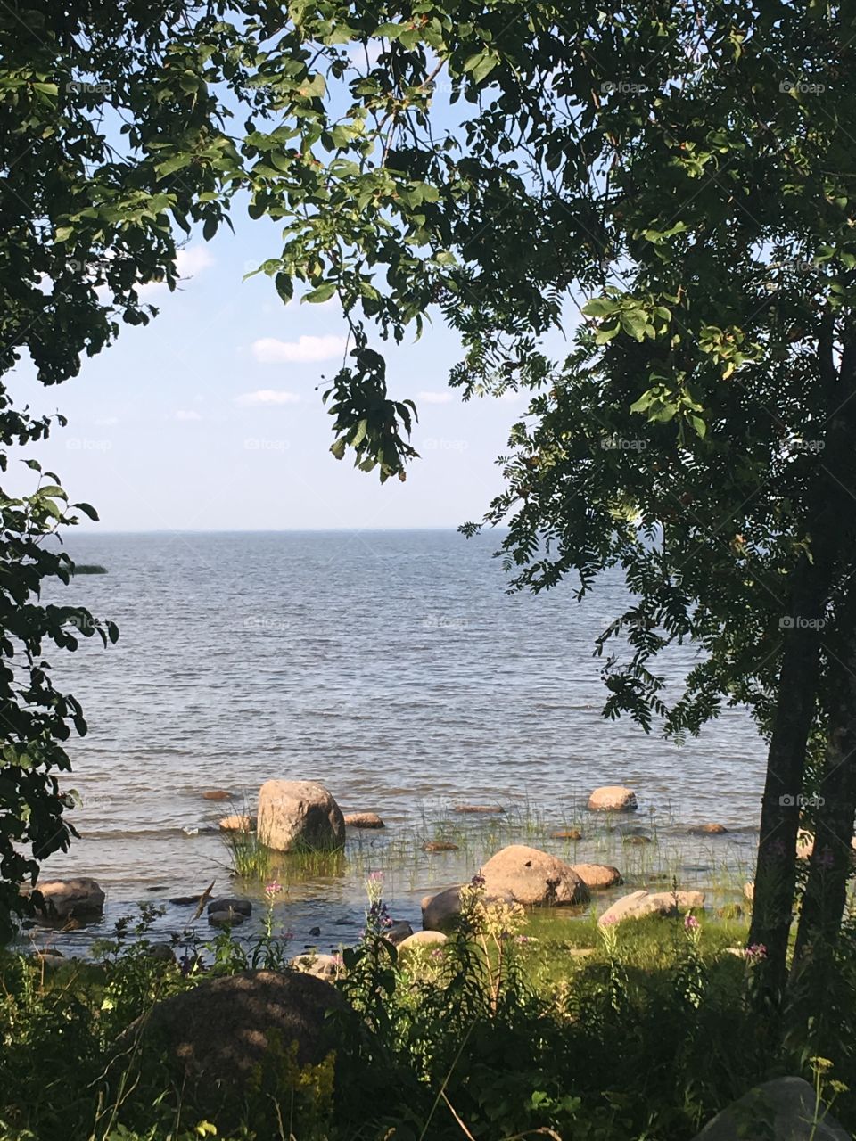 open water of the Gulf of Finland, large expanses of water
