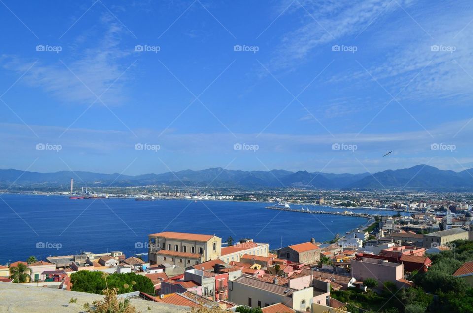 Wonderful blue view - greetings from Sicily 