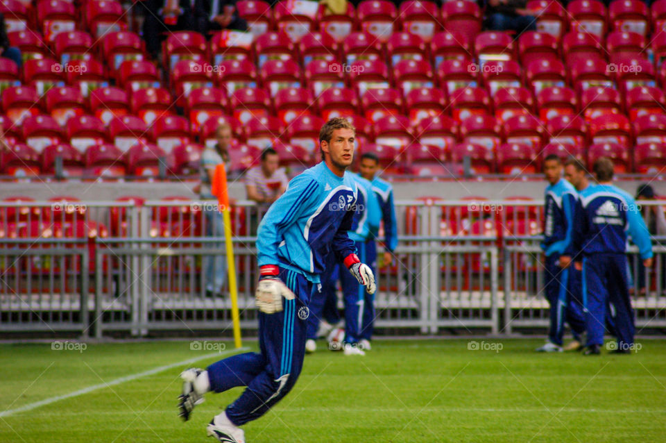 Maarten Stekelenburg At The Ajax Tournament 2007 At Amsterdam The Netherlands