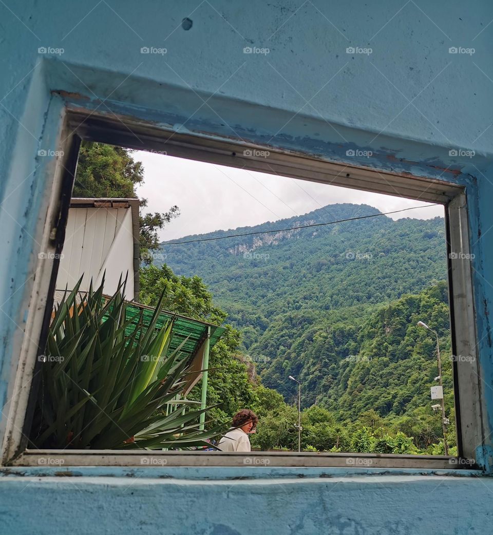 View from window in Georgia