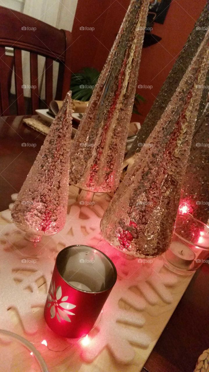 Christmas setting