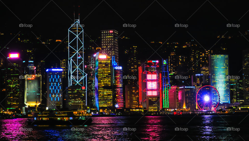 Hong Kong At Night