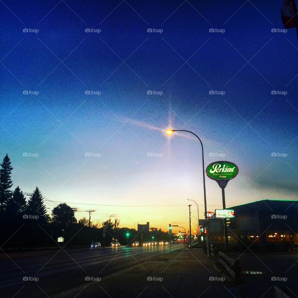 Sunset, Road, Evening, Dusk, Sky