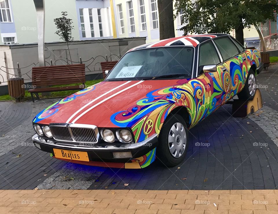 The Beatles car 