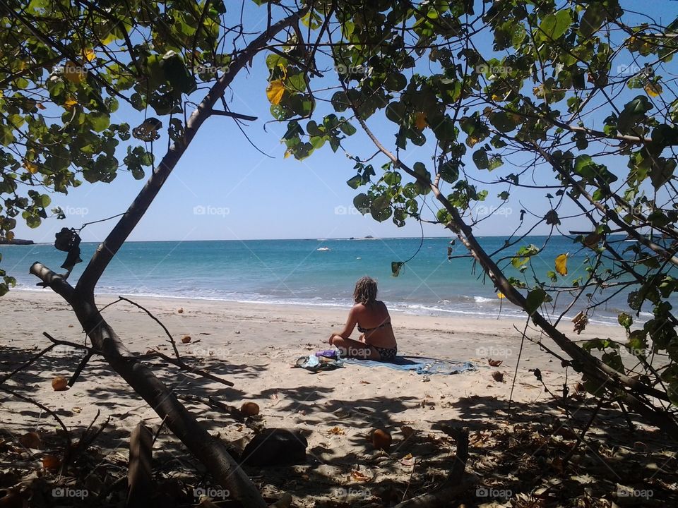 costa rica beach. beach in tamarindo costa rica