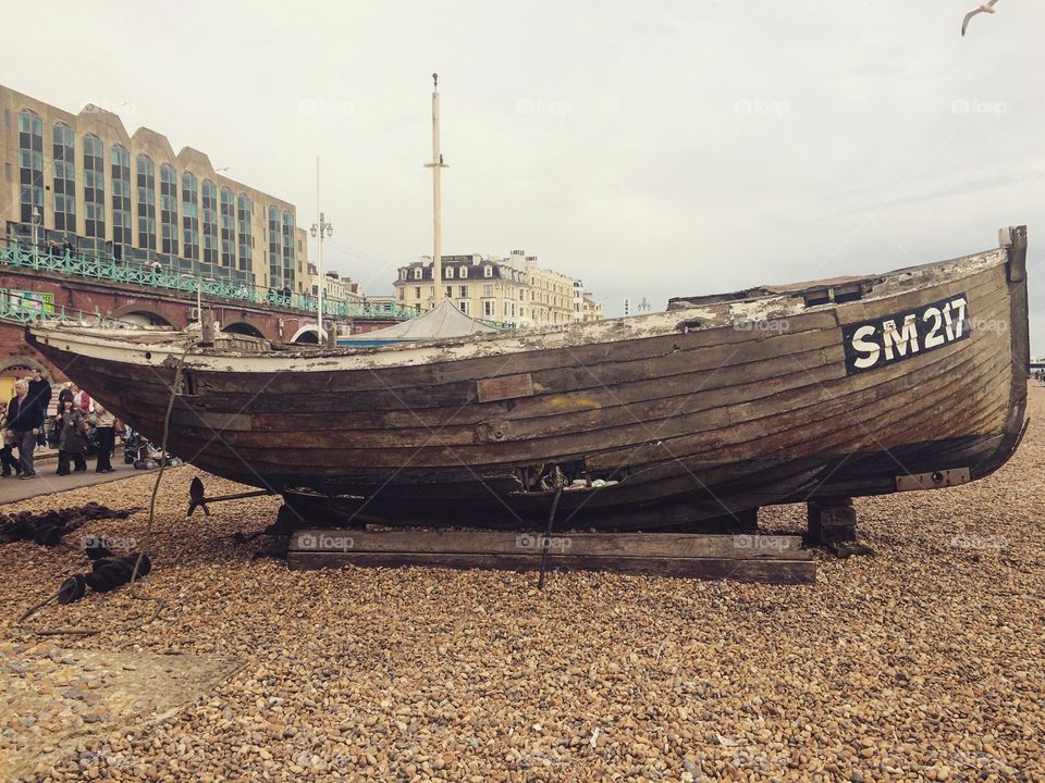Boat in Brighton 