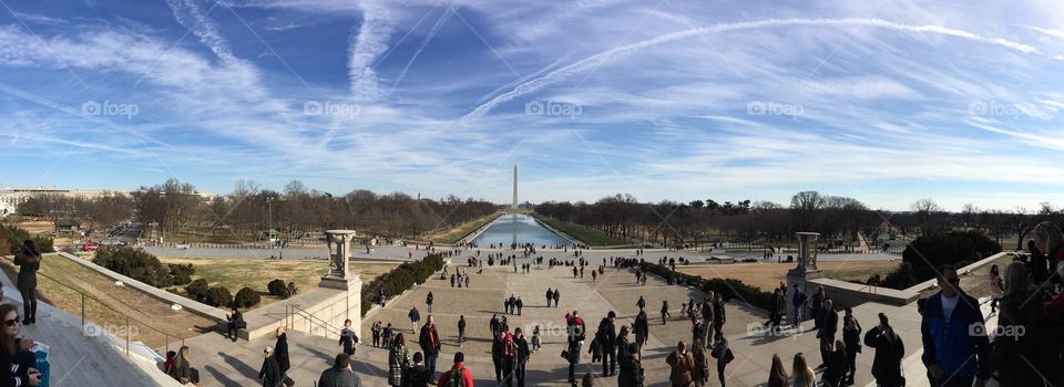 Washington Monument across the Reflecting Pool