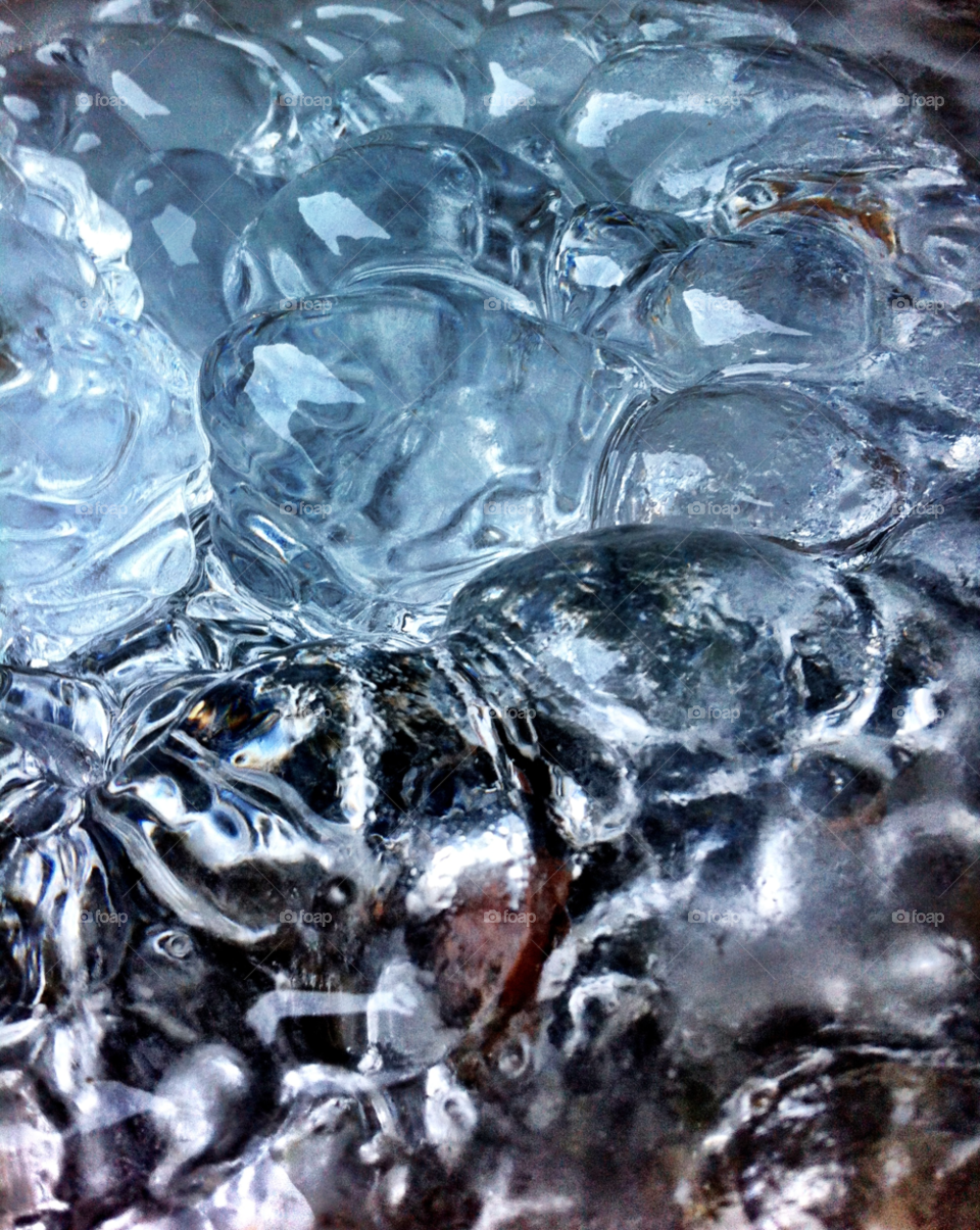 wallpaper winter ice glossy by ka71