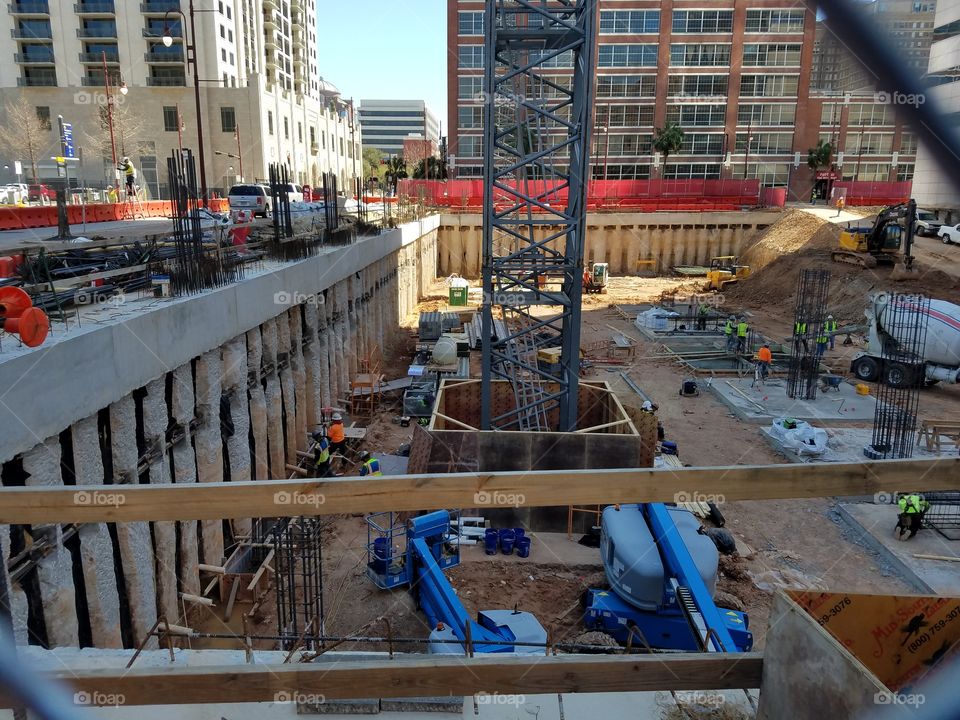 Downtown construction