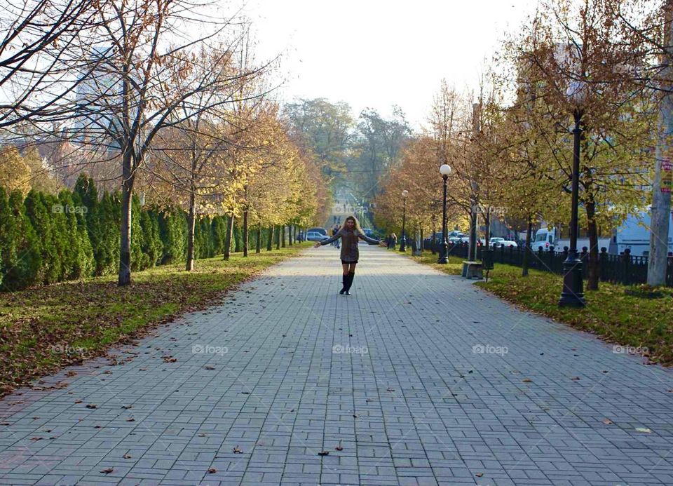 Красивая осень в нашем городе