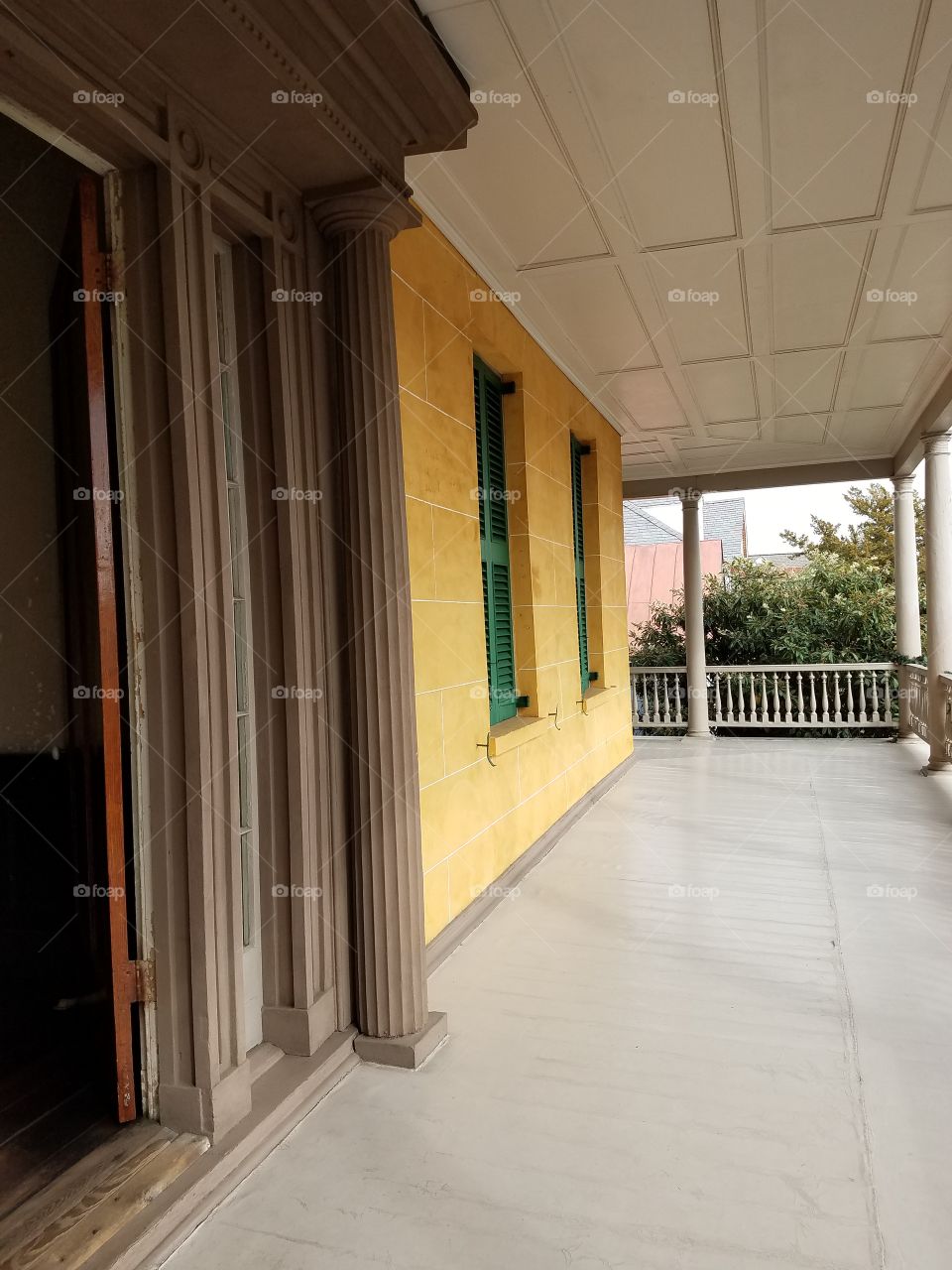 Aiken-Rhett, Charleston,  SC,  stroll on the veranda