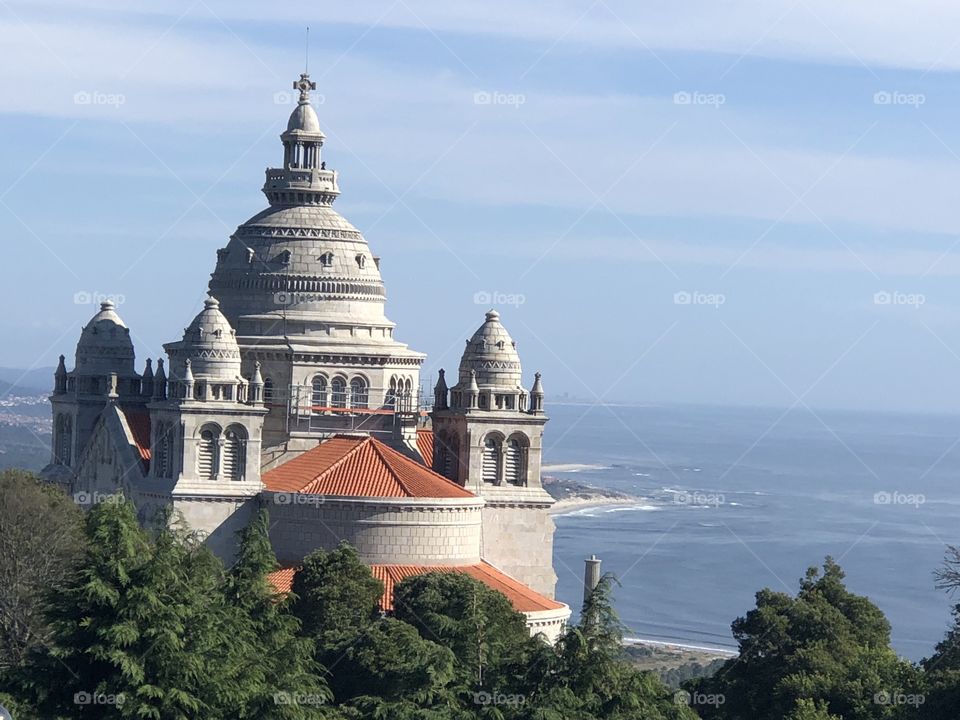 Church in Santa Luzia Portugal 