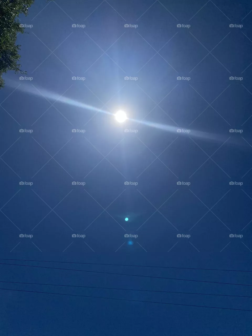 Beautiful sky with sunshine 