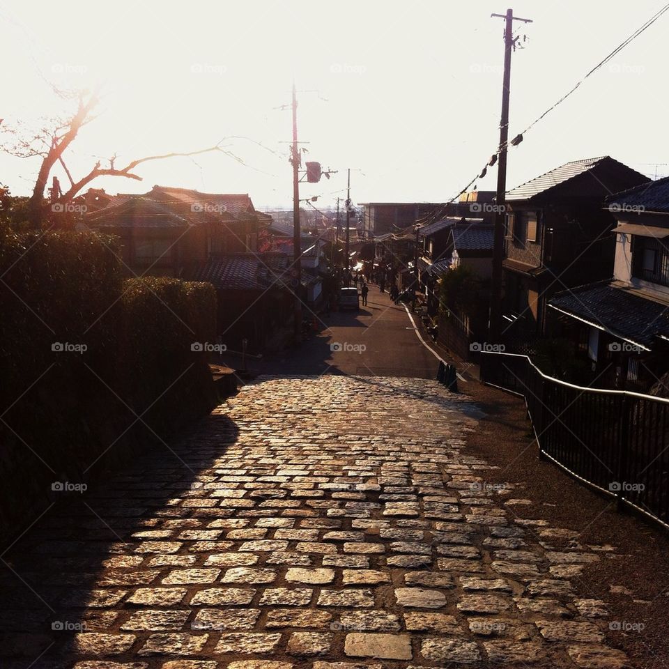 Sun drenched Kyoto 